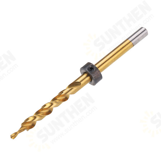 9.0/9.5mm Titanium Coating Twist Step Drill Bit 3/8 Inch Round Shank Drill for Woodworking Pocket Hole Jig 9.0/9.5mm Titanium Coating Twist Step Drill Bit 3/8 Inch Round Shank Drill for Woodworking Pocket Hole Jig