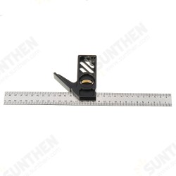 Adjustable 300mm Aluminum Alloy Combination Square 45 90 Degree Angle Scriber Steel Ruler Woodworking Line Locator Ruler DIY Carpenter Measuring Tool Adjustable 300mm Aluminum Alloy Combination Square 45 90 Degree Angle Scriber Steel Ruler Woodworking Line Locator Ruler DIY Carpenter Measuring Tool