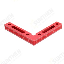 All Metric Aluminium Alloy 90 Degree 120x120mm Precision Clamping Square Woodworking L-Shaped Auxiliary Fixture Machinist Positioning Clamp Measure