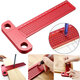 Aluminium Alloy T-160 Hole Positioning Metric Measuring Ruler Woodworking Precision Marking Scriber Aluminium Alloy T-160 Hole Positioning Metric Measuring Ruler Woodworking Precision Marking Scriber