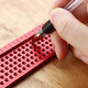Aluminium Alloy T-260 Hole Positioning Metric Measuring Ruler 260mm Precision Marking T-Rule Scriber Ruler Woodworking Tool Aluminium Alloy T-260 Hole Positioning Metric Measuring Ruler 260mm Precision Marking T-Rule Scriber Ruler Woodworking Tool