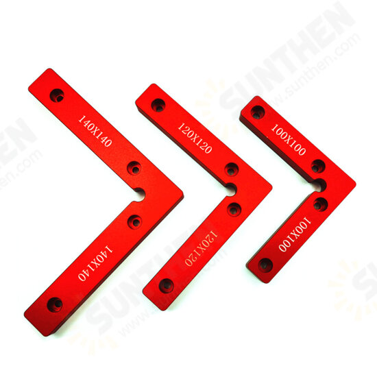 Aluminum 90 Degree Precision Positioning L Squares Block 100/120/140mm Positioning Right Angle Ruler Clamping Measure Tools Aluminum 90 Degree Precision Positioning L Squares Block 100/120/140mm Positioning Right Angle Ruler Clamping Measure Tools