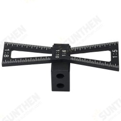 Aluminum Alloy Dovetail Marker Jig Woodworking 1:5 1:6 1:8 and 1:10 Slopes Dovetail Marking Template Wood Joints Guide Aluminum Alloy Dovetail Marker Jig Woodworking 1:5 1:6 1:8 and 1:10 Slopes Dovetail Marking Template Wood Joints Guide