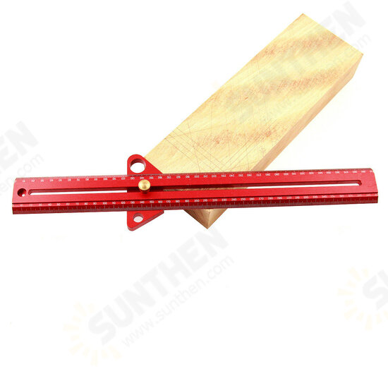 Angle Scriber Woodworking Scribing Line Ruler Multifunction Carpenter Marking Gauge Aluminum Alloy Measuring Tools Angle Scriber Woodworking Scribing Line Ruler Multifunction Carpenter Marking Gauge Aluminum Alloy Measuring Tools