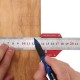 CX300-2 Adjustable 45/90 Degree Metric and Inch Line Scribe Ruler Positioning Measuring Ruler 300mm Marking Ruler Woodworking Tool CX300-2 Adjustable 45/90 Degree Metric and Inch Line Scribe Ruler Positioning Measuring Ruler 300mm Marking Ruler Woodworking Tool