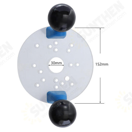 Compact Router Sub-Base with Handles Router Attachment for Bosch Dewalt Woodworking Tools Compact Router Sub-Base with Handles Router Attachment for Bosch Dewalt Woodworking Tools