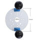 Compact Router Sub-Base with Handles Router Attachment for Bosch Dewalt Woodworking Tools Compact Router Sub-Base with Handles Router Attachment for Bosch Dewalt Woodworking Tools