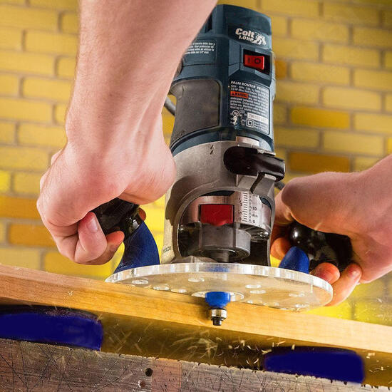 Compact Router Sub-Base with Handles Router Attachment for Bosch Dewalt Woodworking Tools Compact Router Sub-Base with Handles Router Attachment for Bosch Dewalt Woodworking Tools