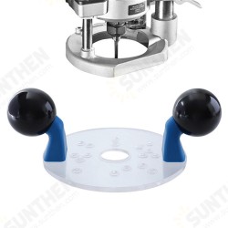 Compact Router Sub-Base with Handles Router Attachment for Bosch Dewalt Woodworking Tools
