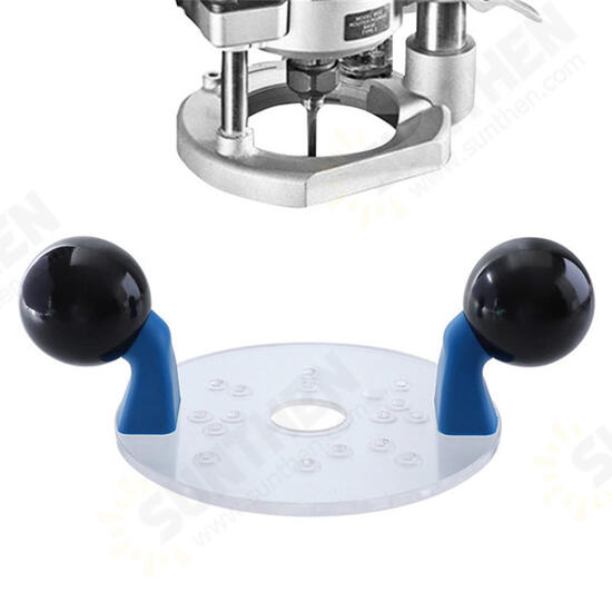Compact Router Sub-Base with Handles Router Attachment for Bosch Dewalt Woodworking Tools Compact Router Sub-Base with Handles Router Attachment for Bosch Dewalt Woodworking Tools