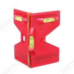 Folding Angle Ruler Instrument Foldable Cylinder Magnetic Level Angle Gauge