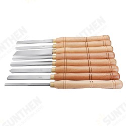 High Speed Steel Lathe Chisel Wood Turning Tool with Wood Handle Woodworking Tool High Speed Steel Lathe Chisel Wood Turning Tool with Wood Handle Woodworking Tool