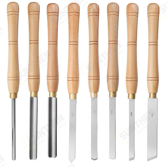 High Speed Steel Lathe Chisel Wood Turning Tool with Wood Handle Woodworking Tool High Speed Steel Lathe Chisel Wood Turning Tool with Wood Handle Woodworking Tool