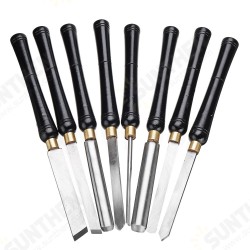 High Speed Steel Lathe Chisel Wood Turning Tool with Wood Handle Woodworking Tool