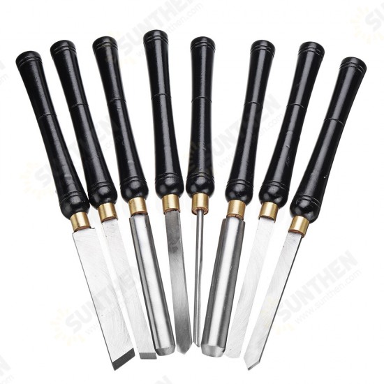 High Speed Steel Lathe Chisel Wood Turning Tool with Wood Handle Woodworking Tool High Speed Steel Lathe Chisel Wood Turning Tool with Wood Handle Woodworking Tool
