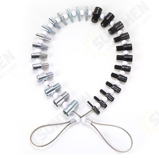 Nut Bolt Thread Checker Inch Metric Gauge Woodworking Gauge