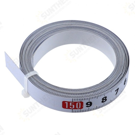 Nylon Cover Waterproof Steel Self Adhesive Metric Ruler Miter Track Tape Measure Steel Miter Saw Scale for T-track Router Table Band Saw Tool Nylon Cover Waterproof Steel Self Adhesive Metric Ruler Miter Track Tape Measure Steel Miter Saw Scale for T-track Router Table Band Saw Tool