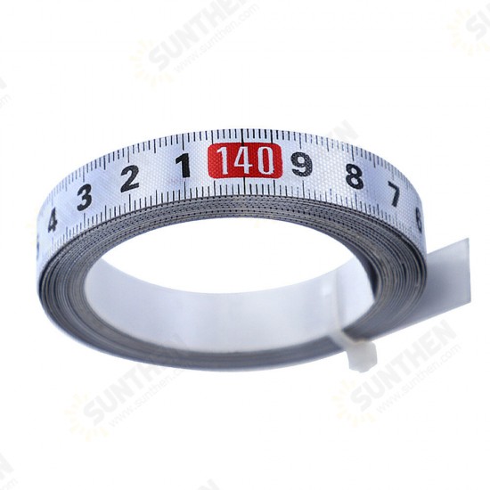 Nylon Cover Waterproof Steel Self Adhesive Metric Ruler Miter Track Tape Measure Steel Miter Saw Scale for T-track Router Table Band Saw Tool Nylon Cover Waterproof Steel Self Adhesive Metric Ruler Miter Track Tape Measure Steel Miter Saw Scale for T-track Router Table Band Saw Tool