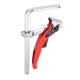 Quick Guide Rail Clamp Carpenter F Clamp Quick Clamping for MFT and Guide Rail System Woodworking DIY Hand Tool Quick Guide Rail Clamp Carpenter F Clamp Quick Clamping for MFT and Guide Rail System Woodworking DIY Hand Tool