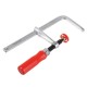 Quick Screw Guide Rail Clamp for MFT Table and Guide Rail System Woodworking F Clamp DIY Tool 180KG Clamping Pressure Quick Screw Guide Rail Clamp for MFT Table and Guide Rail System Woodworking F Clamp DIY Tool 180KG Clamping Pressure