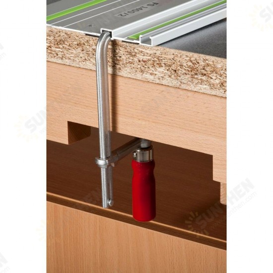 Quick Screw Guide Rail Clamp for MFT Table and Guide Rail System Woodworking F Clamp DIY Tool 180KG Clamping Pressure Quick Screw Guide Rail Clamp for MFT Table and Guide Rail System Woodworking F Clamp DIY Tool 180KG Clamping Pressure