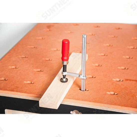 Quick Screw Guide Rail Clamp for MFT Table and Guide Rail System Woodworking F Clamp DIY Tool 180KG Clamping Pressure Quick Screw Guide Rail Clamp for MFT Table and Guide Rail System Woodworking F Clamp DIY Tool 180KG Clamping Pressure