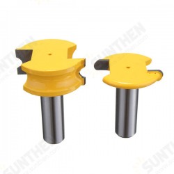 RB35 2pcs 1/2 Inch Shank Flute and Bead Router Bit Set Wood Working Cutter RB35 2pcs 1/2 Inch Shank Flute and Bead Router Bit Set Wood Working Cutter