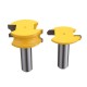 RB35 2pcs 1/2 Inch Shank Flute and Bead Router Bit Set Wood Working Cutter RB35 2pcs 1/2 Inch Shank Flute and Bead Router Bit Set Wood Working Cutter