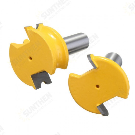 RB35 2pcs 1/2 Inch Shank Flute and Bead Router Bit Set Wood Working Cutter RB35 2pcs 1/2 Inch Shank Flute and Bead Router Bit Set Wood Working Cutter