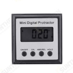 Stainless Steel 360 Degree Mini Digital Protractor Inclinometer Electronic Level Box Magnetic Base Measuring Tools Stainless Steel 360 Degree Mini Digital Protractor Inclinometer Electronic Level Box Magnetic Base Measuring Tools