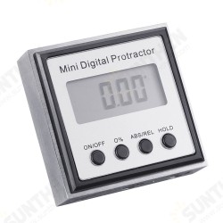 Stainless Steel 360 Degree Mini Digital Protractor Inclinometer Electronic Level Box Magnetic Base Measuring Tools Stainless Steel 360 Degree Mini Digital Protractor Inclinometer Electronic Level Box Magnetic Base Measuring Tools