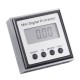 Stainless Steel 360 Degree Mini Digital Protractor Inclinometer Electronic Level Box Magnetic Base Measuring Tools