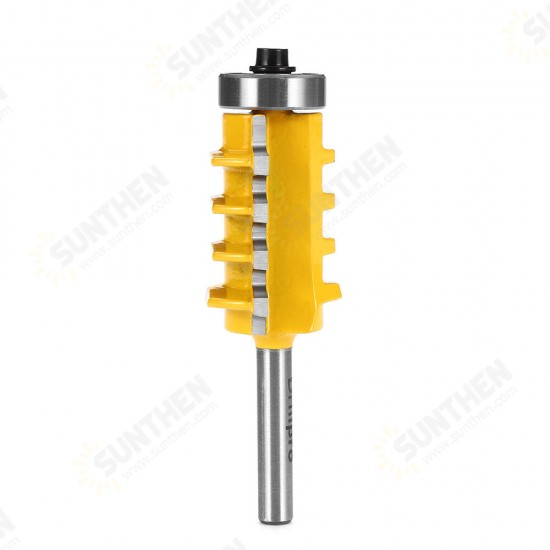 T-Slot Finger Joint Router Bit 1/2 or 1/4 Inch Shank Reversible for Woodworking Cutting