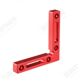 Upgrade Aluminium Alloy 90 Degree 120x120mm Precision Woodworking L-Shaped Auxiliary Fixture Machinist Square Positioning R/A Clamping Measure