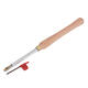 Wood Turning Tool Wood Handle with Titanium Coated Wood Carbide Insert Cutter Round Shank Woodworking Tool