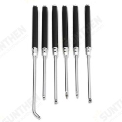 Wood Turning Tool with Aluminum Alloy Handle and Carbide Insert Cutter Round Shank Woodworking Tool