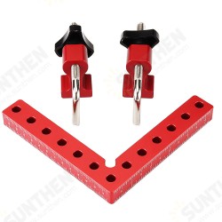 Woodworking Precision Clamping Square L-Shaped Auxiliary Fixture Splicing Board Positioning Panel Fixed Clip Carpenter Square Ruler Woodworking Tool Woodworking Precision Clamping Square L-Shaped Auxiliary Fixture Splicing Board Positioning Panel Fixed Clip Carpenter Square Ruler Woodworking Tool