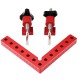 Woodworking Precision Clamping Square L-Shaped Auxiliary Fixture Splicing Board Positioning Panel Fixed Clip Carpenter Square Ruler Woodworking Tool