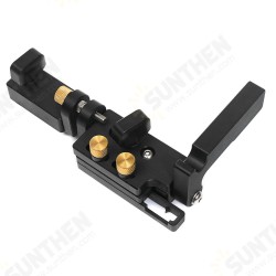 Woodworking Tool Flip Stop With Micro-Adjustable Settings T-Track Stop For Miter Gauge Fence Woodworking Tool Flip Stop With Micro-Adjustable Settings T-Track Stop For Miter Gauge Fence