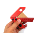 YX-1/YX-2 Woodworking Aluminum Alloy Center Scriber Finder with Metric Scale Line Caliber Ruler Wood Measuring Scribe Tool