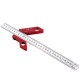 YX-3 Woodworking Magnetic Center Scriber Finder 45 90 Degrees Angle Line Caliber Ruler Metric and Inch Wood Measuring Scribe Tool