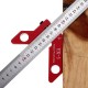 YX-3 Woodworking Magnetic Center Scriber Finder 45 90 Degrees Angle Line Caliber Ruler Metric and Inch Wood Measuring Scribe Tool