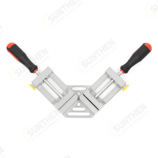 Double Handle Woodworking Clamp 90 Degree Right Angle Clip Woodworking Jig Quick Corner Clamp with TPR Handle Double Handle Woodworking Clamp 90 Degree Right Angle Clip Woodworking Jig Quick Corner Clamp with TPR Handle