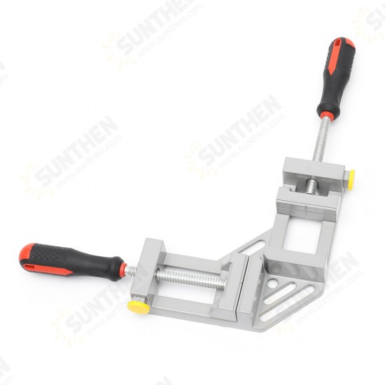 Double Handle Woodworking Clamp 90 Degree Right Angle Clip Woodworking Jig Quick Corner Clamp with TPR Handle Double Handle Woodworking Clamp 90 Degree Right Angle Clip Woodworking Jig Quick Corner Clamp with TPR Handle