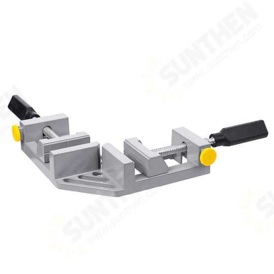 Double Handles 90 Degree Right Angle Clip Woodworking Jig Quick Corner Clamp Aluminum Double Handles 90 Degree Right Angle Clip Woodworking Jig Quick Corner Clamp Aluminum
