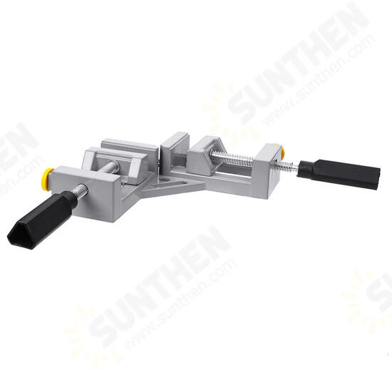Double Handles 90 Degree Right Angle Clip Woodworking Jig Quick Corner Clamp Aluminum Double Handles 90 Degree Right Angle Clip Woodworking Jig Quick Corner Clamp Aluminum