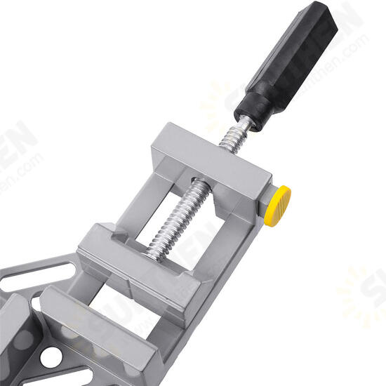 Double Handles 90 Degree Right Angle Clip Woodworking Jig Quick Corner Clamp Aluminum Double Handles 90 Degree Right Angle Clip Woodworking Jig Quick Corner Clamp Aluminum