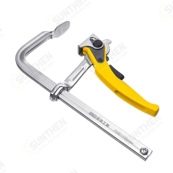 F Type Woodworking Clamp Tools Ratchet Wood Clip Carpentry Gadgets Adjustable DIY Clamp F Type Woodworking Clamp Tools Ratchet Wood Clip Carpentry Gadgets Adjustable DIY Clamp