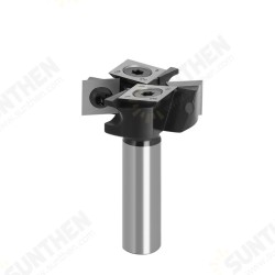 Four-blade 12MM 8MM 1/2inch Shank Removable Router Bit Wood Milling Cutter Planing Tool Woodworking Tools
