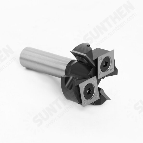 Four-blade 12MM 8MM 1/2inch Shank Removable Router Bit Wood Milling Cutter Planing Tool Woodworking Tools